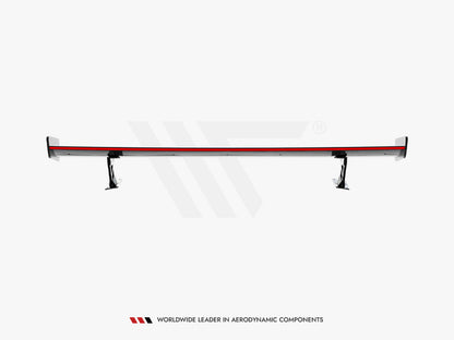 Maxton Design Carbon Spoiler With External Brackets Uprights + LED Audi A3 / A3 S-Line / S3 / RS3 Sedan 8V / 8V Facelift