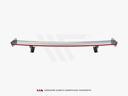 Maxton Design Carbon Spoiler With External Brackets Uprights + LED Audi A3 / A3 S-Line / S3 / RS3 Sedan 8V / 8V Facelift