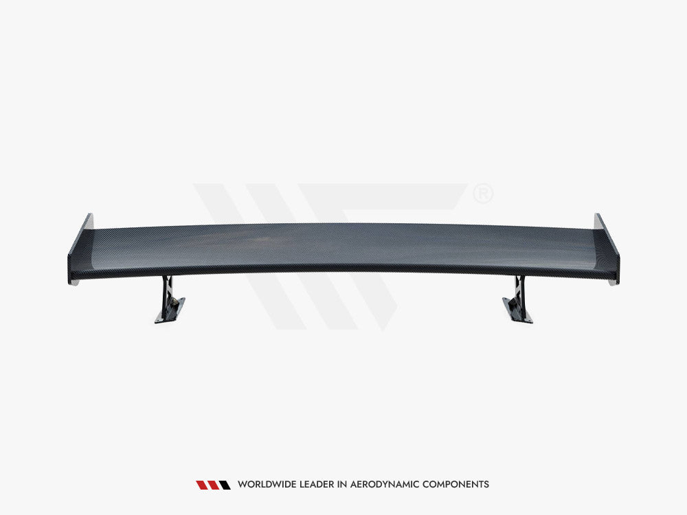 Maxton Design Carbon Spoiler With External Brackets Uprights Audi A3 / A3 S-Line / S3 / RS3 Sedan 8V / 8V Facelift