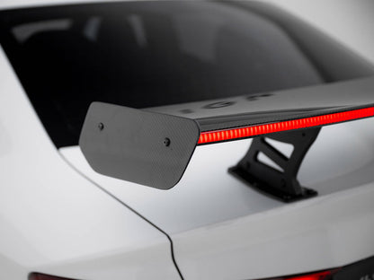 Maxton Design Carbon Spoiler With Internal Brackets Uprights + LED Audi A3 / A3 S-Line / S3 / RS3 Sedan 8V / 8V Facelift