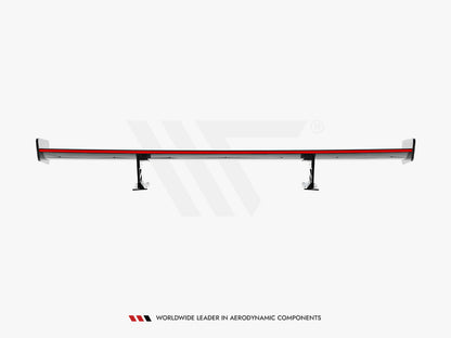 Maxton Design Carbon Spoiler With Internal Brackets Uprights + LED Audi A3 / A3 S-Line / S3 / RS3 Sedan 8V / 8V Facelift