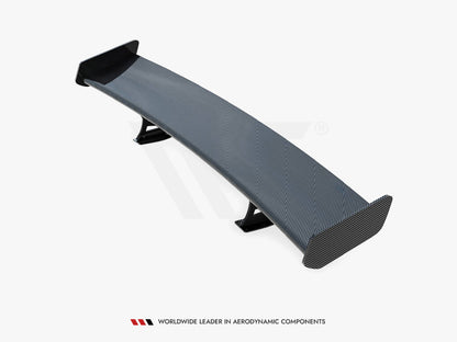Maxton Design Carbon Spoiler With Internal Brackets Uprights + LED Audi A3 / A3 S-Line / S3 / RS3 Sedan 8V / 8V Facelift