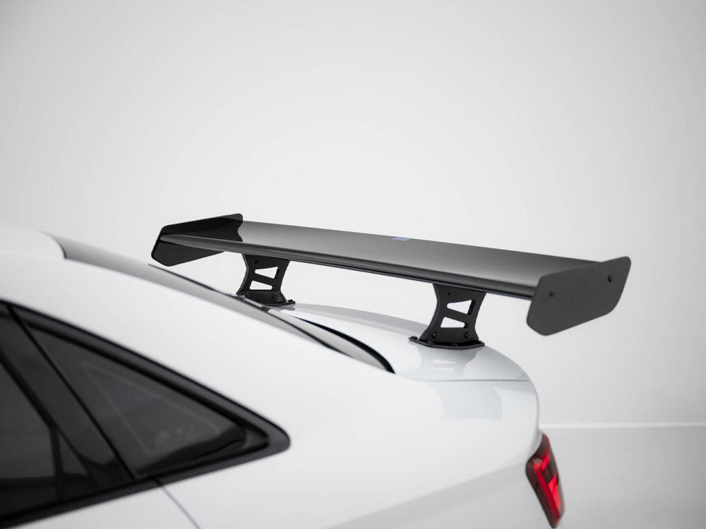Maxton Design Carbon Spoiler With Internal Brackets Uprights Audi A3 / A3 S-Line / S3 / RS3 Sedan 8V / 8V Facelift