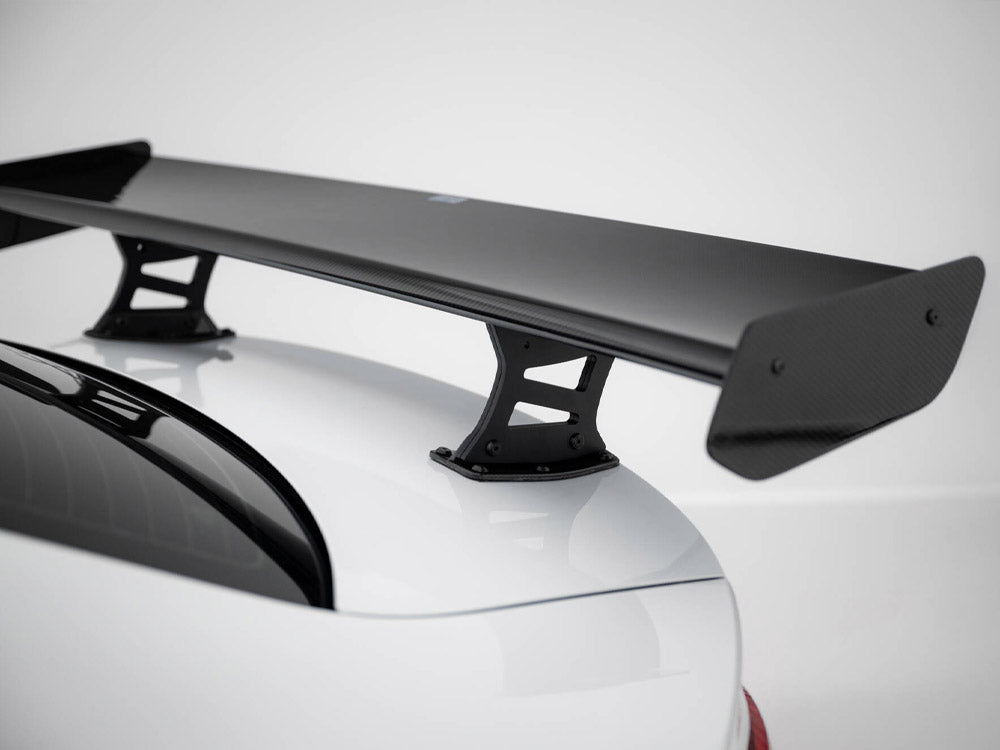 Maxton Design Carbon Spoiler With Internal Brackets Uprights Audi A3 / A3 S-Line / S3 / RS3 Sedan 8V / 8V Facelift