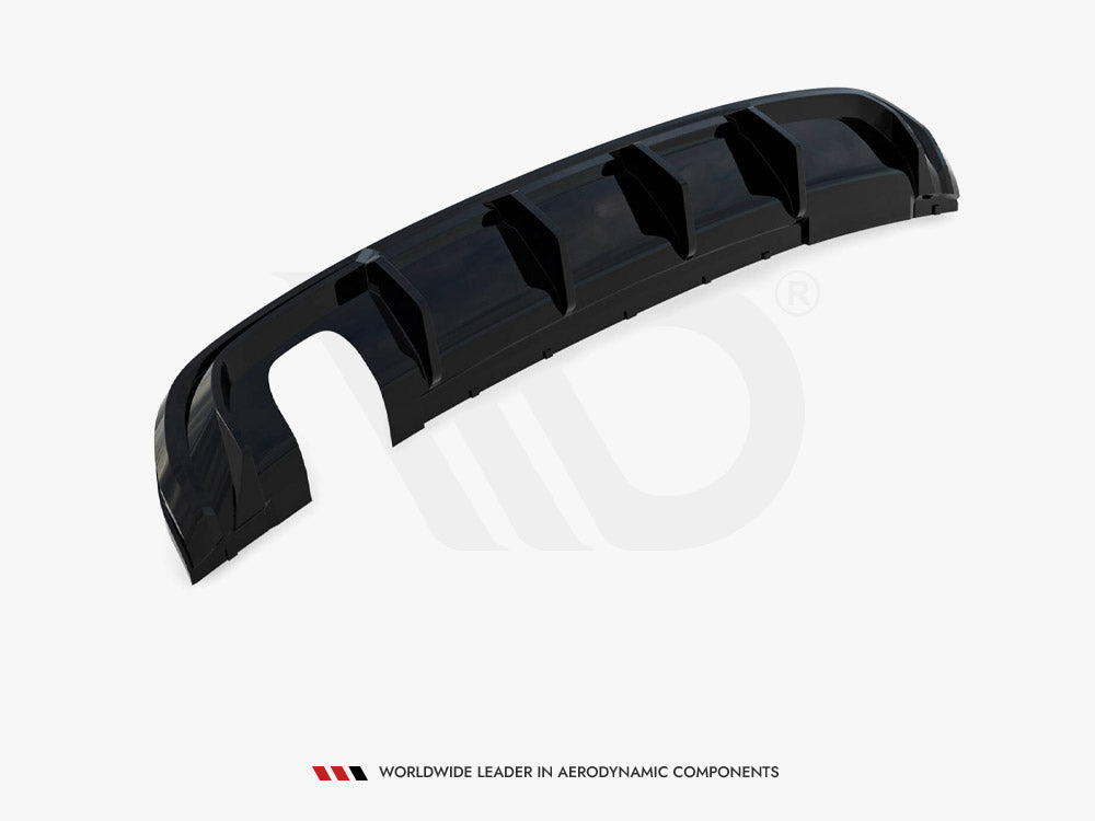 Maxton Design Rear Valance Audi A3 S-Line Sportback 8V (Version with single exhaust tips on one side)
