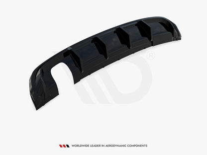 Maxton Design Rear Valance Audi A3 S-Line Sportback 8V (Version with single exhaust tips on one side)