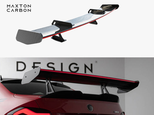 Maxton Design Carbon Spoiler With Upper Swan Mounting + LED BMW M2 G87