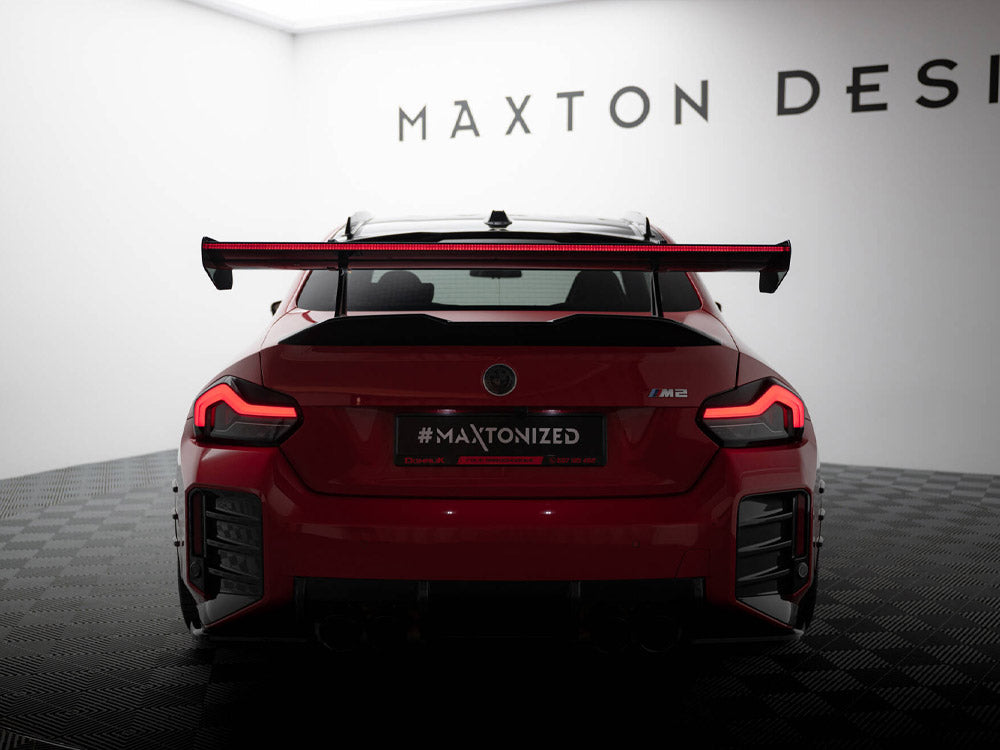 Maxton Design Carbon Spoiler With Upper Swan Mounting + LED BMW M2 G87