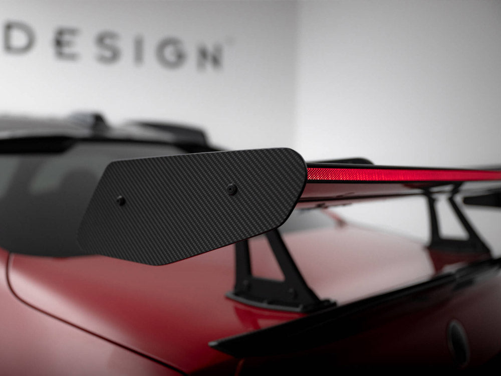 Maxton Design Carbon Spoiler With Upper Swan Mounting + LED BMW M2 G87