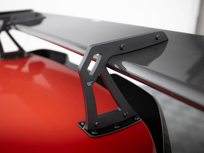 Maxton Design Carbon Spoiler With Upper Swan Mounting + LED BMW M2 G87