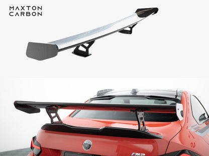 Maxton Design Carbon Spoiler With Internal Brackets Uprights BMW M2 G87