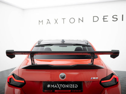 Maxton Design Carbon Spoiler With Internal Brackets Uprights BMW M2 G87
