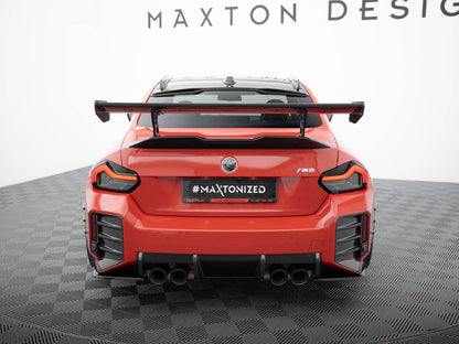 Maxton Design Carbon Spoiler With Internal Brackets Uprights BMW M2 G87