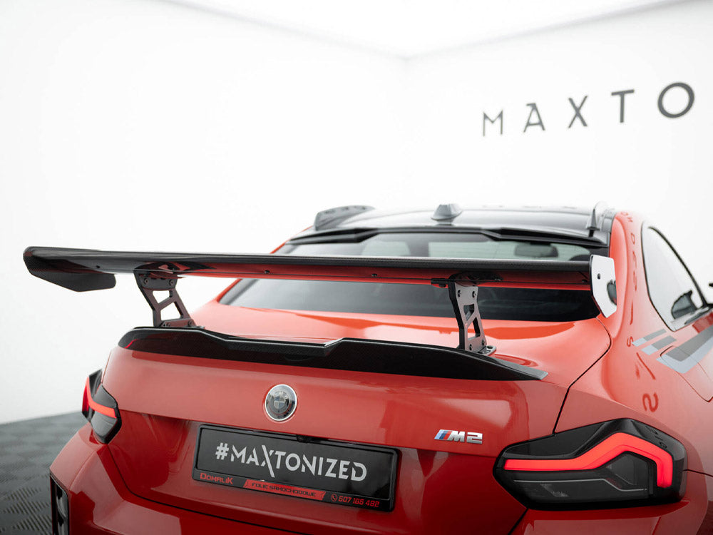 Maxton Design Carbon Spoiler With Internal Brackets Uprights BMW M2 G87