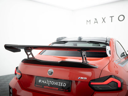 Maxton Design Carbon Spoiler With Internal Brackets Uprights BMW M2 G87