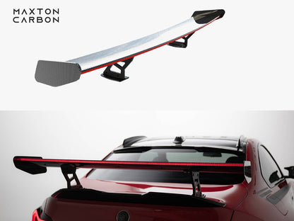 Maxton Design Carbon Spoiler With Internal Brackets Uprights + LED BMW M2 G87