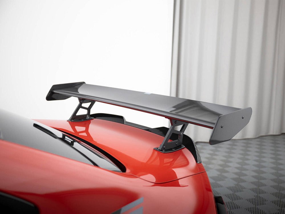 Maxton Design Carbon Spoiler With Internal Brackets Uprights + LED BMW M2 G87