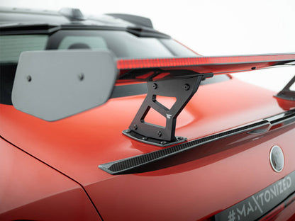 Maxton Design Carbon Spoiler With Internal Brackets Uprights + LED BMW M2 G87