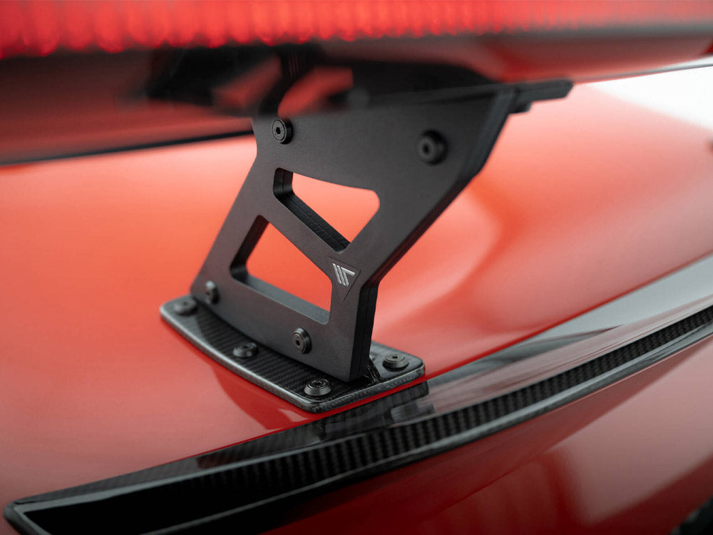 Maxton Design Carbon Spoiler With Internal Brackets Uprights + LED BMW M2 G87