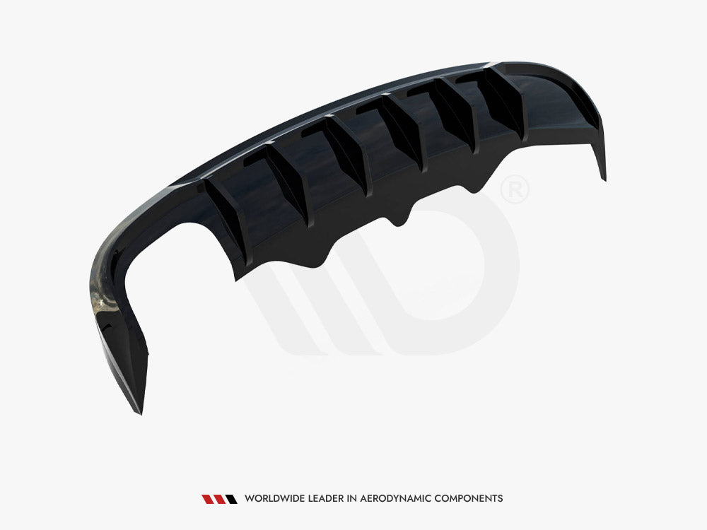 Maxton Design Rear Valance Audi A5 S-Line Sportback 8T (Version with dual exhaust tips on one side)