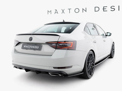 Maxton Design Rear Side Splitters V.2 Skoda Superb Liftback / Combi Mk3
