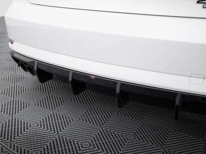 Maxton Design Rear Valance Audi A3 Sedan 8V Facelift (Version with dual exhaust tips on one side)