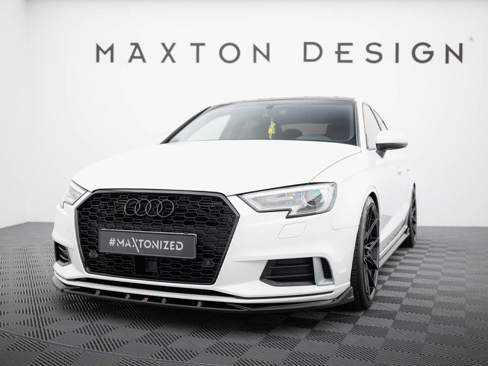 Maxton Design Front Splitter Audi A3 Sedan 8V Facelift