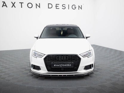 Maxton Design Front Splitter Audi A3 Sedan 8V Facelift