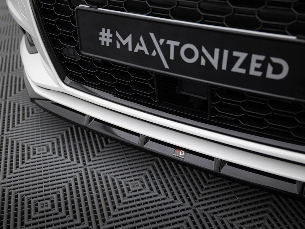 Maxton Design Front Splitter Audi A3 Sedan 8V Facelift