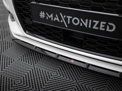 Maxton Design Front Splitter Audi A3 Sedan 8V Facelift