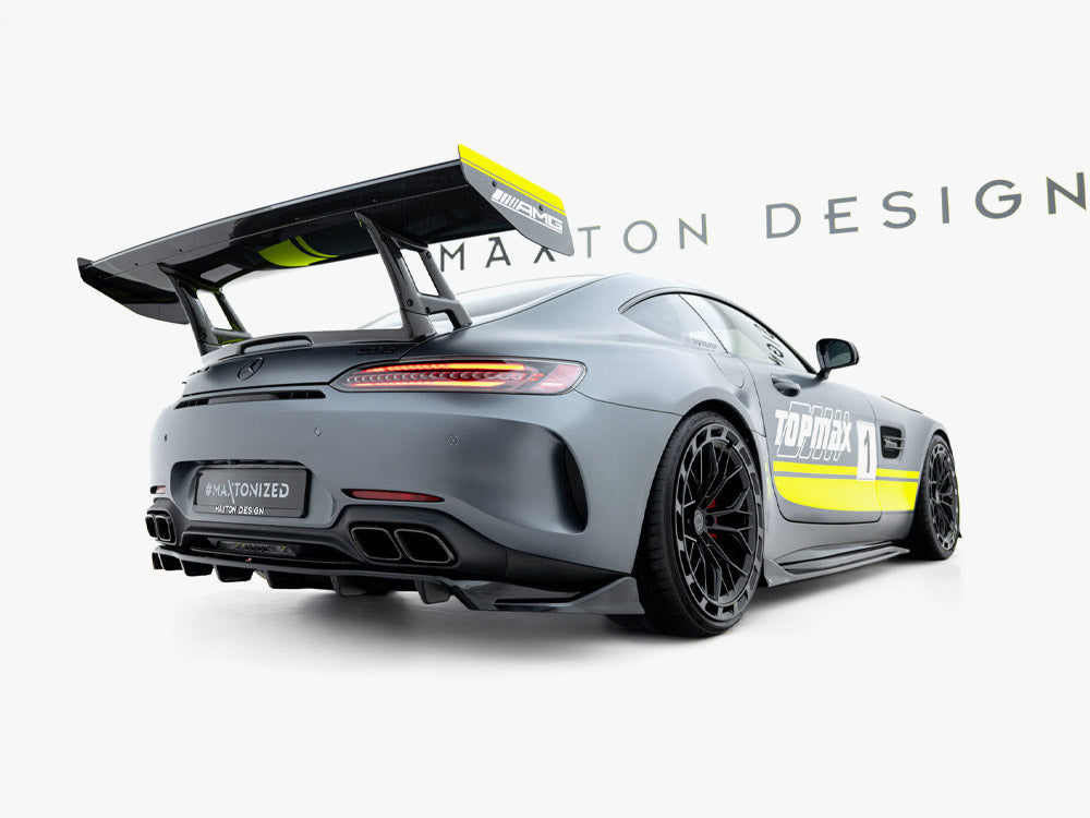 Maxton Design Rear Splitter (Vertical Bars) Mercedes-AMG GT C C190 Facelift