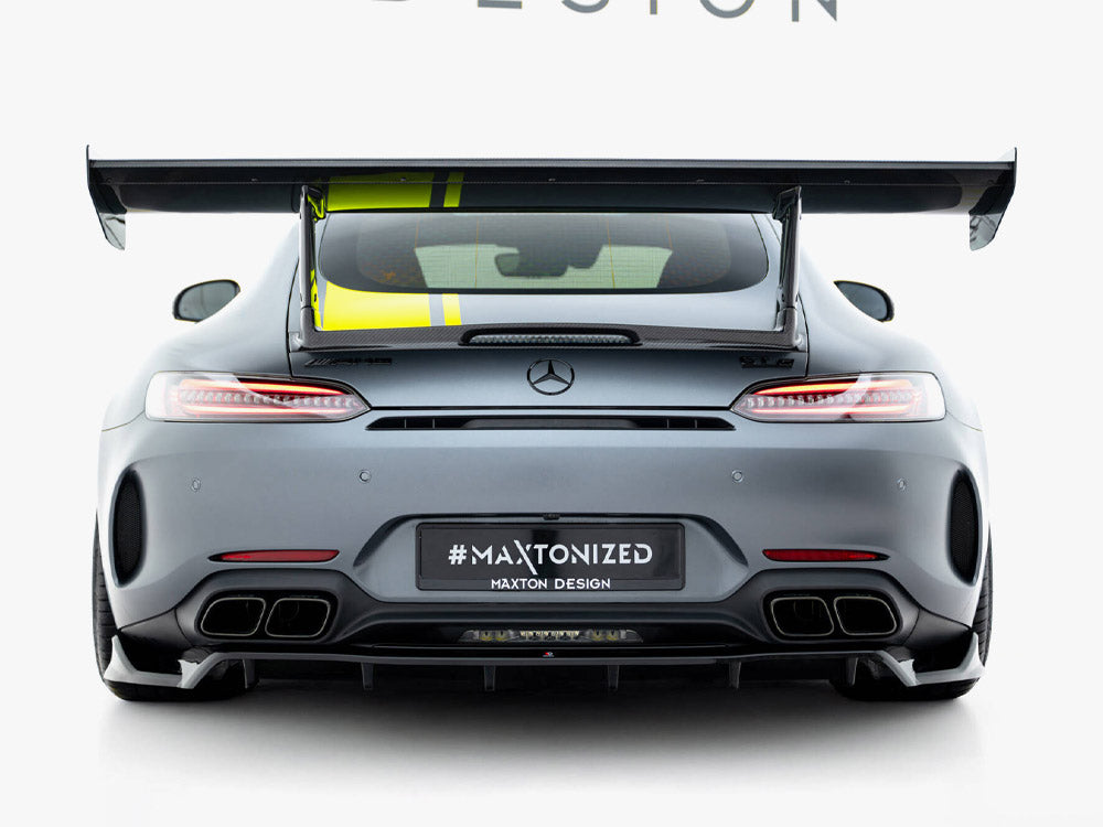 Maxton Design Rear Splitter (Vertical Bars) Mercedes-AMG GT C C190 Facelift