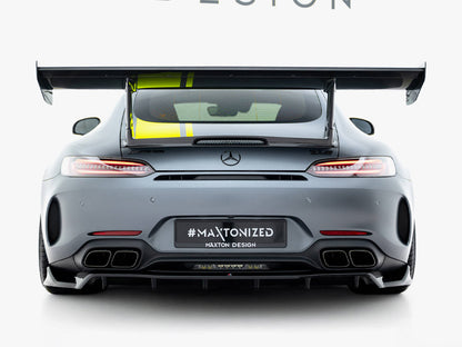 Maxton Design Rear Splitter (Vertical Bars) Mercedes-AMG GT C C190 Facelift