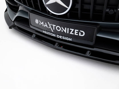 Maxton Design Front Splitter Mercedes-AMG GT C C190 Facelift