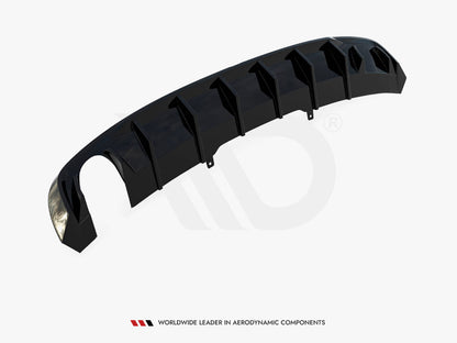 Maxton Design Rear Valance Audi A4 S-Line B9 (Version with single exhaust tip on one side)