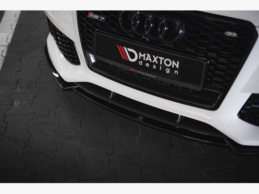 Maxton Design Front Splitter V.4 Audi RS7 C7