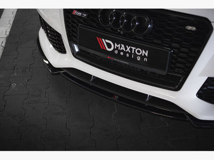 Maxton Design Front Splitter V.4 Audi RS7 C7