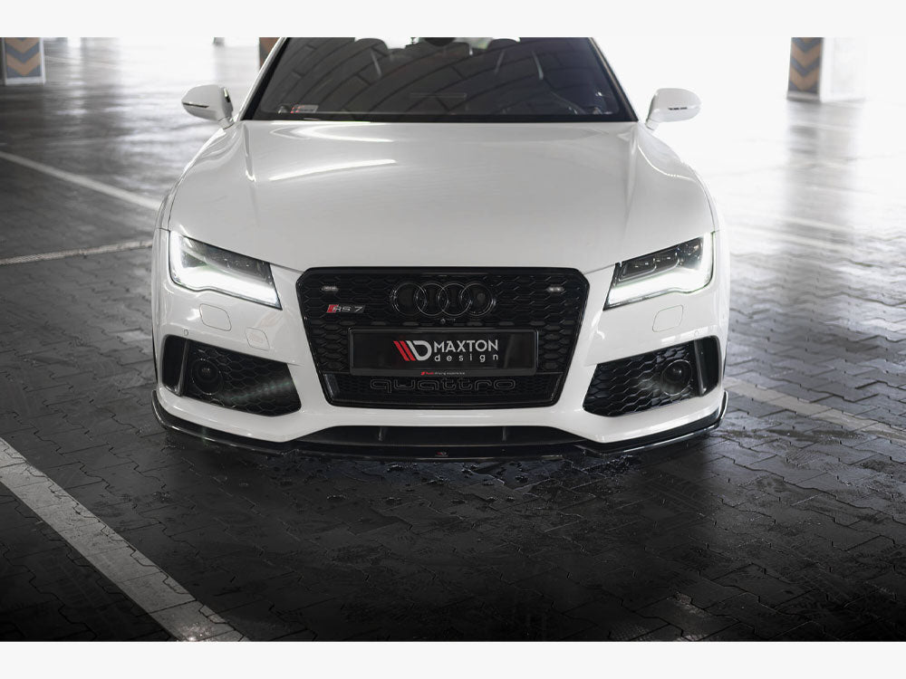 Maxton Design Front Splitter V.4 Audi RS7 C7
