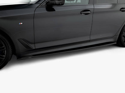 Maxton Design Side Skirt Diffusers V.2 BMW M550i / M550d Sedan / Touring G30 / G30 Facelift