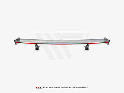 Maxton Design Carbon Spoiler With External Brackets Uprights V.1 + LED Audi A5 / A5 S-Line / S5 / RS5 Coupe F5 / F5 Facelift