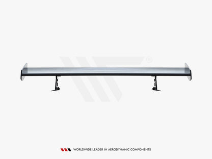 Maxton Design Carbon Spoiler With External Brackets Uprights V.2 + LED Audi A5 / A5 S-Line / S5 / RS5 Coupe F5 / F5 Facelift