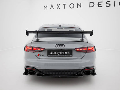 Maxton Design Carbon Spoiler With Upper Swan Mounting Audi A5 / A5 S-Line / S5 / RS5 Coupe F5 / F5 Facelift