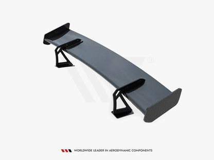 Maxton Design Carbon Spoiler With Upper Swan Mounting + LED Audi A5 / A5 S-Line / S5 / RS5 Coupe F5 / F5 Facelift