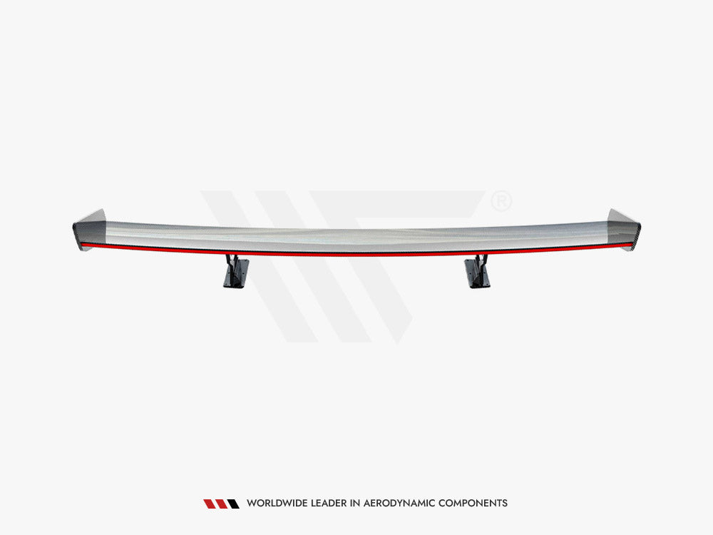 Maxton Design Carbon Spoiler With Internal Brackets Uprights + LED Chevrolet Camaro SS Mk6 Facelift