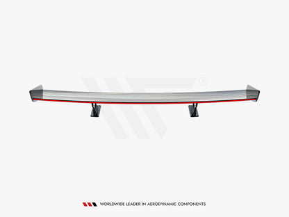 Maxton Design Carbon Spoiler With Internal Brackets Uprights + LED Chevrolet Camaro SS Mk6 Facelift