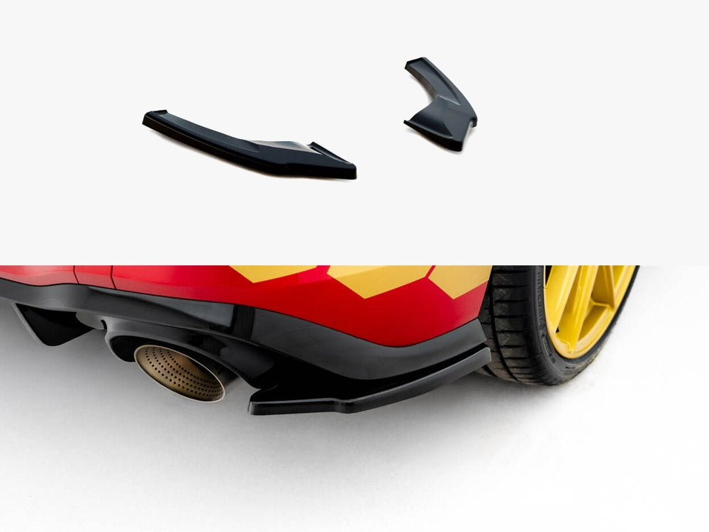 Maxton Design Rear Side Splitters V.2 Volkswagen Golf GTI Clubsport Mk8 Facelift