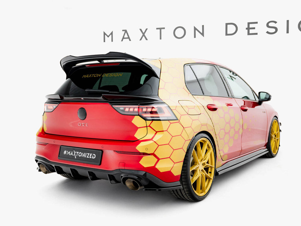 Maxton Design Rear Side Splitters V.2 Volkswagen Golf GTI Clubsport Mk8 Facelift