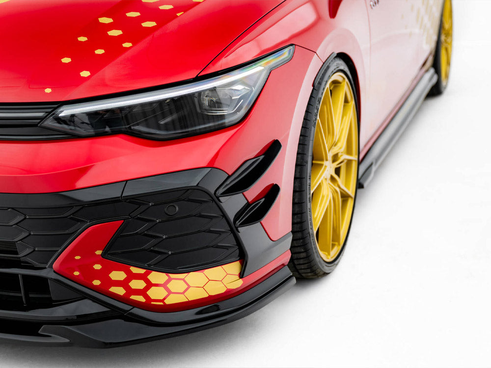Maxton Design Front Bumper Wings (Canards) Volkswagen Golf GTI Clubsport Mk8 Facelift