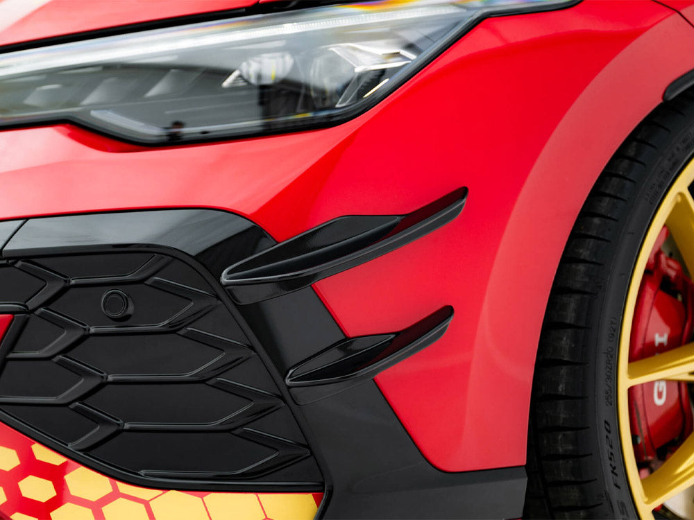 Maxton Design Front Bumper Wings (Canards) Volkswagen Golf GTI Clubsport Mk8 Facelift