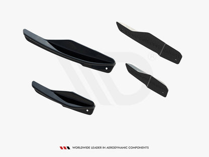 Maxton Design Front Bumper Wings (Canards) Volkswagen Golf GTI Clubsport Mk8 Facelift